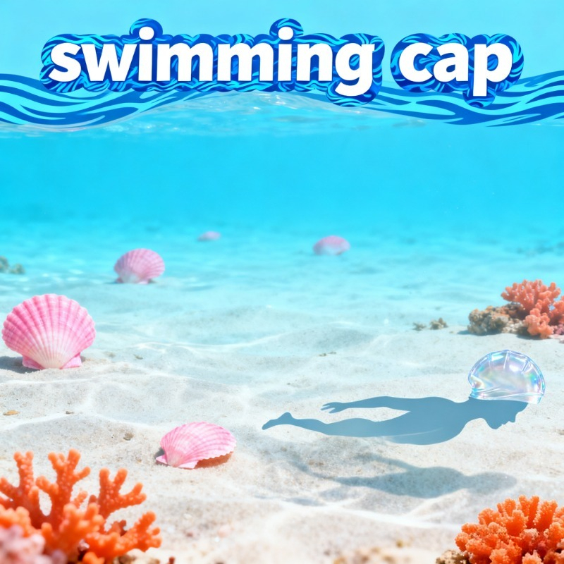 Swim Hat Silicone - Comfortabele kinderbadmuts Siliconenmateriaal Leuke cartoonontwerpen Kinderen