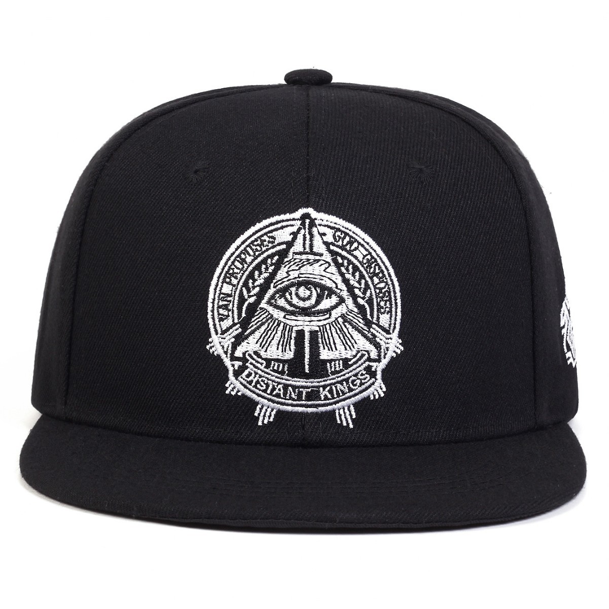 Snapback Hat Flat - Unisex Alziende Oog Geborduurde Snapback Hoed