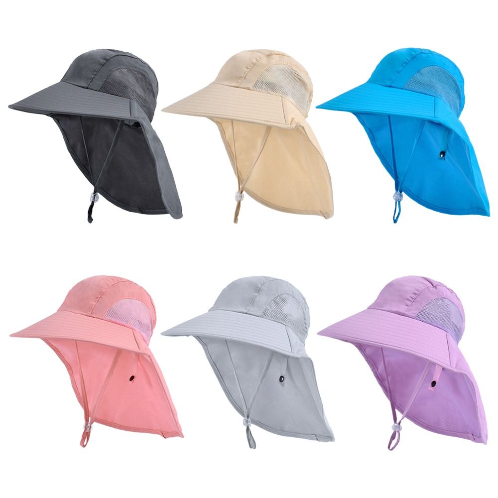 Sun Hat Wide Brim - Zonnebrandcrème Jongen Meisje Strandpet Kinderen Bucket