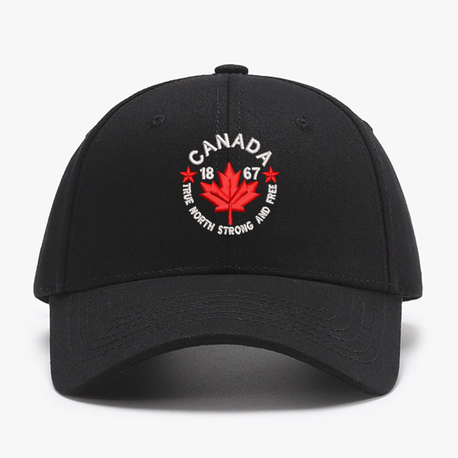 Geborduurde Canada True North  - Baseball Cap Structured recensie en prijs
