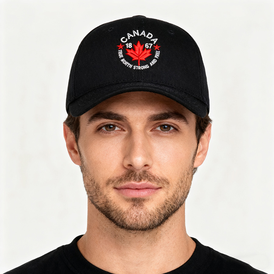 Geborduurde Canada True North  - Baseball Cap Structured recensie en prijs